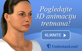 3D animacija dermalni fileri
