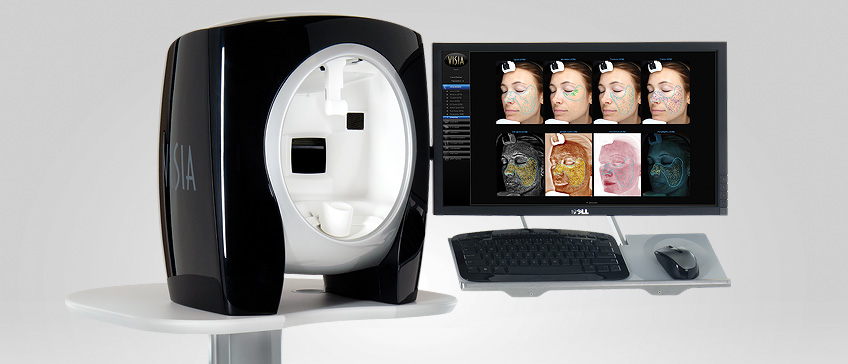 VISIA professional facial skin analysis