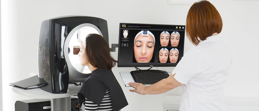 VISIA Profi analiza kože na obrazu